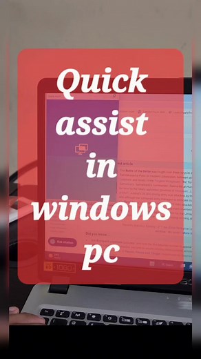 4.9K views · 54 reactions | Quick assist in windows pc | Jatinder Walia | Facebook