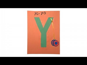How To Create The Letter Y Yo-Yo Craft