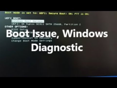 how to fix Windows Boot Manager, Boot Issue, Windows Diagnostic, Fixed