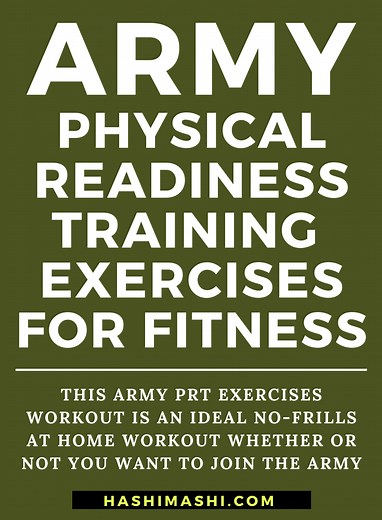 Army PRT Exercises – Get Fit with Military Training