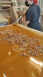 1.1K views · 24 reactions | It’s the first weekend of Halloween! Or..October, and the crisp autumnal fudges are flowing. Here’s Krista whipping up a batch of Maple Walnut Fudge! Available online and in-store. After a specific flavour? Call ahead to make sure we have it! https://bit.ly/3mbCGj8 | Fudge Kitchen | Facebook