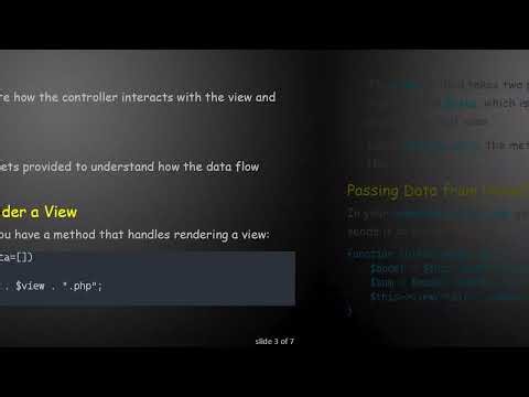 Understanding How Views Access Variables From The Controller in PHP