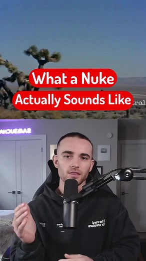 What A Nuke Actually Sounds Like #nuke | what does a nuke sound like up close