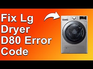 How To Fix LG Dryer D80 Error Code (Ventilation System Issue -What Causes It And What Should You Do)