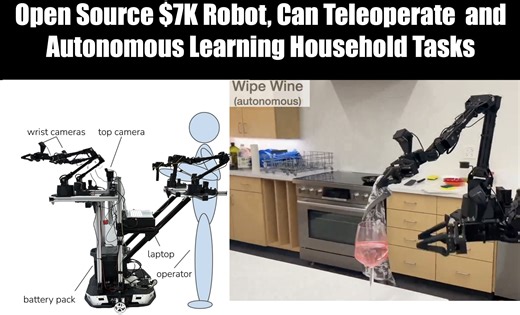 Open Source Software and $7000 Robot Is Learning Household Tasks | NextBigFuture.com