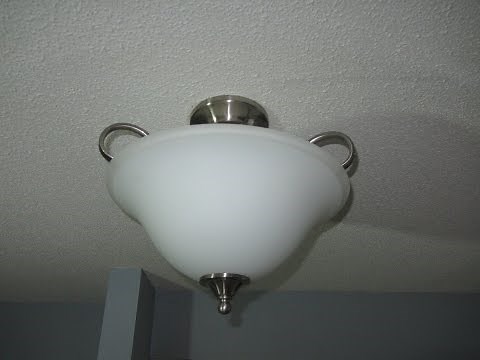 INSTALLING A LIGHT FIXTURE - HOW TO