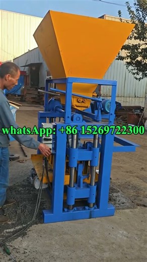 small manual cement interlock brick making machine with conveyor for 6 inch concrete blocks #project