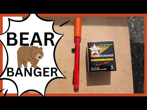 SHOOTING a BEAR BANGER with a Pen Launcher by TRU FLARE