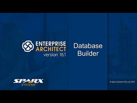 Enterprise Architect - Database Builder