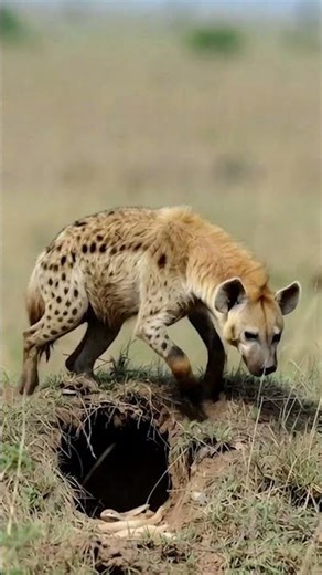 Hyena vs. Snake: The Death Shake! 🐍😱| #shorts#hyena#snake#wildlife #natureismetal#predator#survival