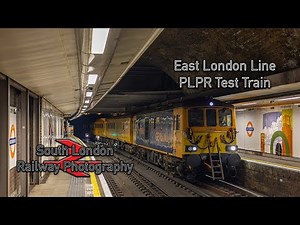 GBRf Class 73/9 hauled PLPR Test Train on the East London Line 09/08/2025