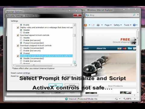 Howto - Zmodo DVR Security Systems Setting up ActiveX Controls and Plugins for Remote Viewing