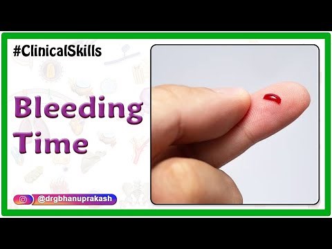 Bleeding Time Procedure : Physiology Practicals