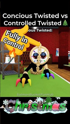 Concious Twisted and controlled twisted in Dandy's World New Update #dandysworld #roblox #update