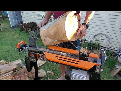 Wen wood splitter handling some big pieces (incl mods for single user)