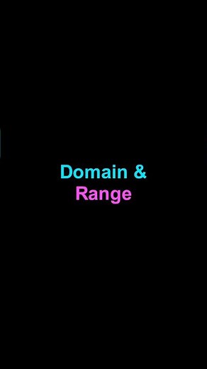 Domain and Range of a Function | Calculus