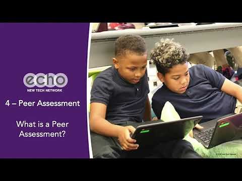What is a Peer Assessment?