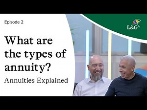 What are the types of annuity? | Annuities Explained (Episode 2)