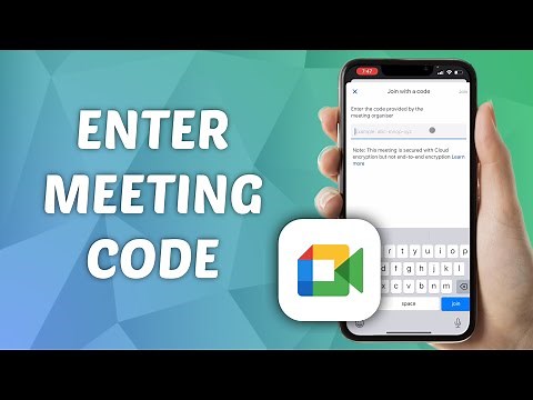 How to Enter Meeting Code in Google Meet