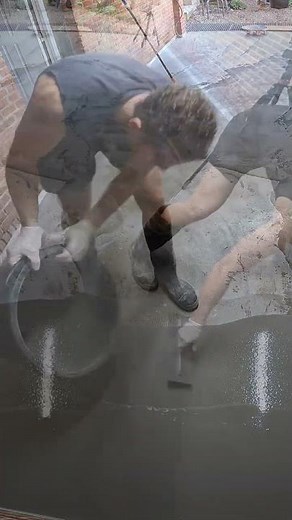 Self-level concrete. No Pro? No Problem!