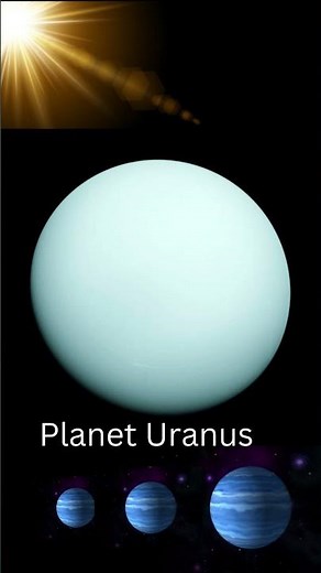 Our solar System: Planet Uranus.
