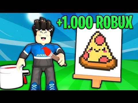 Ich MALE BILDER und bekomme ROBUX KOSTENLOS in Roblox!