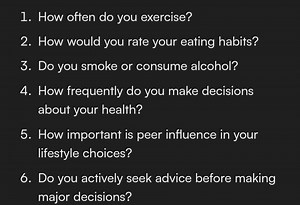 How often do you exercise?How would you rate your eating habit... | Filo