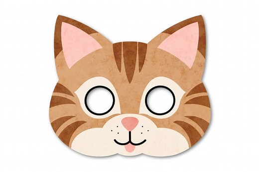 Cat Mask Printable Templates - Fun Paper Masks for Kids