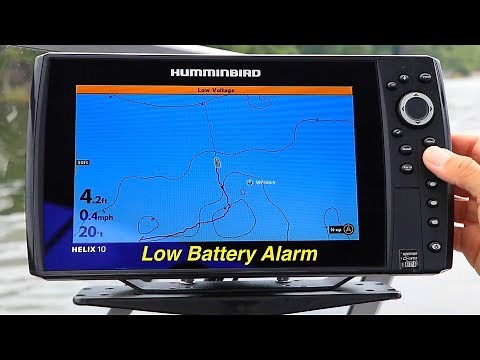 Humminbird HELIX | Low Battery Alarm | The Technological Angler