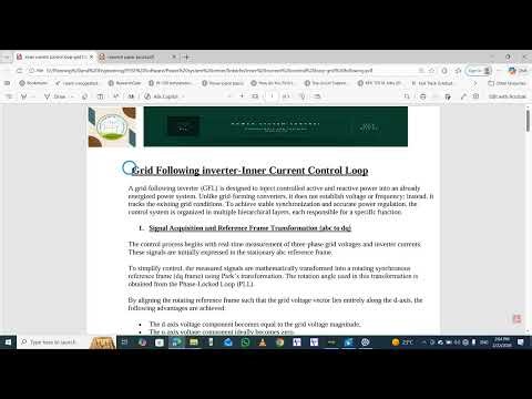 Modelling of a Three-Phase Grid-Connected PV for Low Voltage Network using PSCAD Software