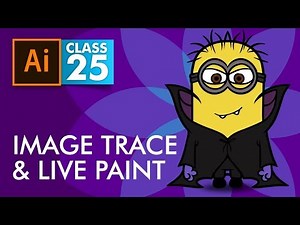 Adobe Illustrator - Image Trace and Live Paint - Class 25 - Urdu / Hindi