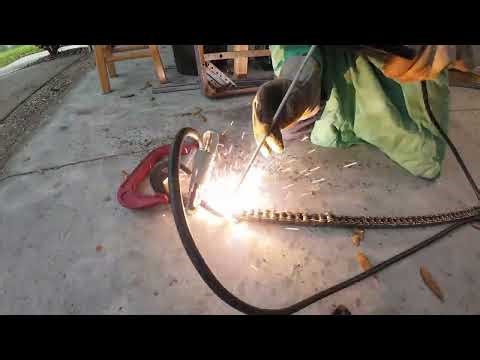 Chain whip: adding the hook un-cut