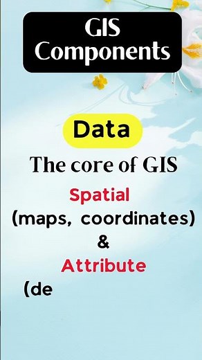 5 GIS Components You Have to Know! #gis