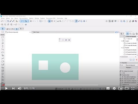 Comment créer un vide sur un dallage ou sur une dalle sur ArchiCAD