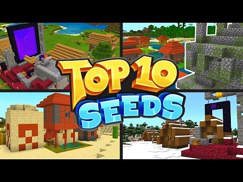 TOP 10 BEST NEW SEEDS For Minecraft 1.16 | BROKEN VILLAGE SEEDS! (PE, Xbox, PS4, Switch & W10)