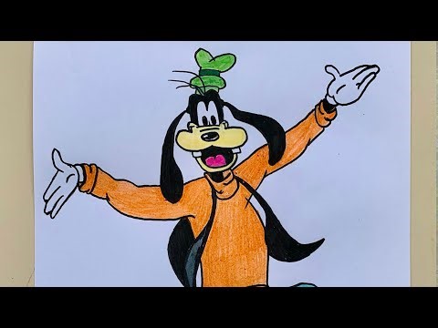 How to draw Goofy with the Smile That Never Ends!”