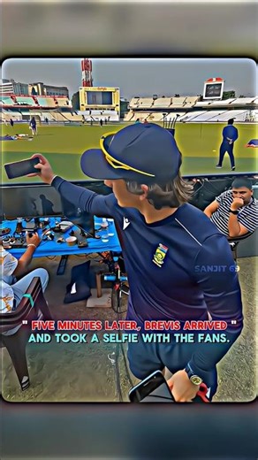 Dewald Brevis's Indian fan base 🤯🔥 #shorts #cricket #dewaldbrevis