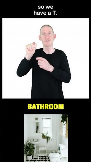 How To Sign BATHROOM in ASL | American Sign Language