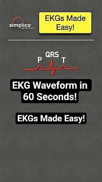 🔥 ECG Interpretation MADE EASY [ECG waves explained] #nursing #emt