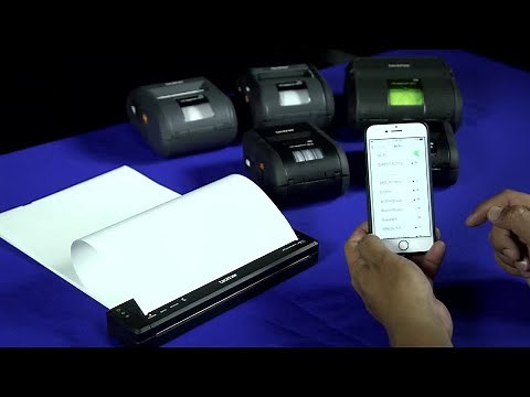 How to Print via WiFi to Airprint on Brother Mobile Printers