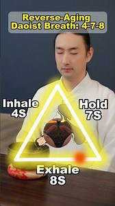 Reverse-Aging Breath: 4-7-8#health #breathingexercises #breathing #healthylifestyle #anxietyrelief