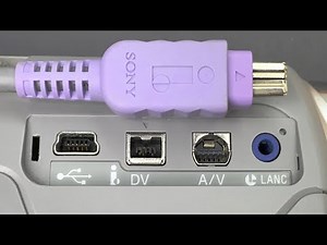 MiniDV cassette tape & full channel record