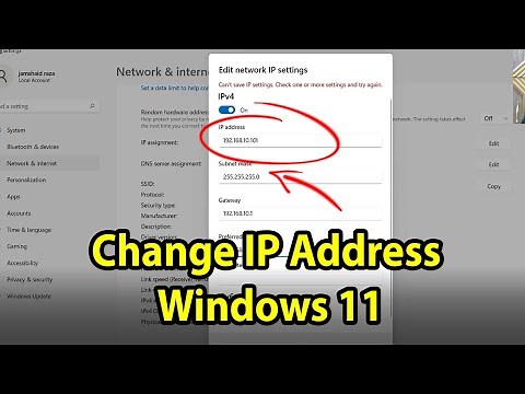 How to change IP address in Windows 11: Without any Software