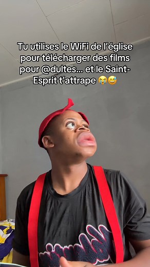 120K views · 8.8K reactions | Tu utilises le WiFi de l’église pour télécharger des films pour @dultes… et le Saint-Esprit t’attrape  | godwin simo | Facebook