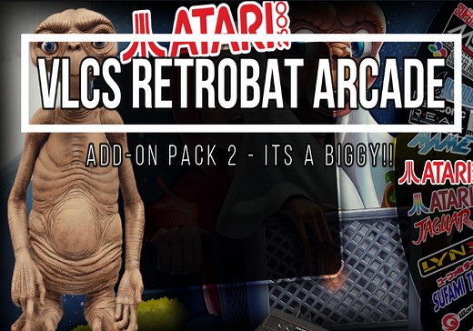 VLC Presents a loaded PC pack “RETROBAT ARCADE” Add-on Pack 2