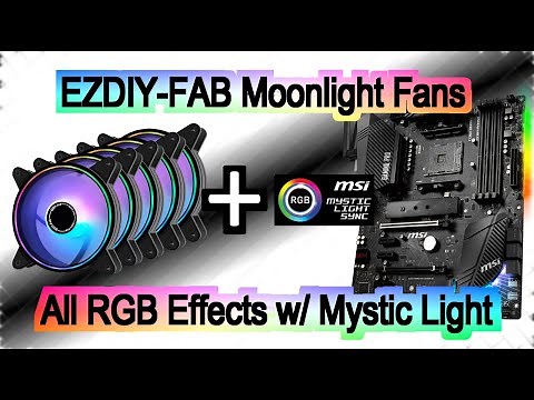 EZDIY-FAB + MSI Mystic Light - All RGB Effects