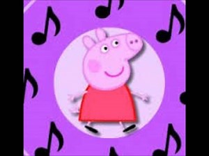 Peppa Pig dancing.