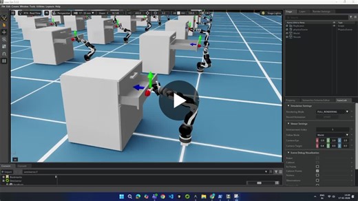 #nvidia #nvidiaomniverse #robotics #isaacsim #isaaclab #reinforcementlearning #ai #simulation #frankaemika #machinelearning | umang chudasama