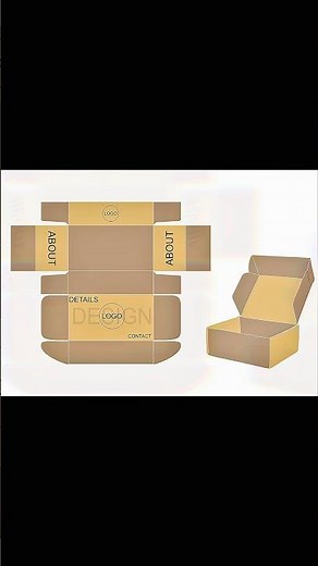 Box Packaging design in coreldraw 2024