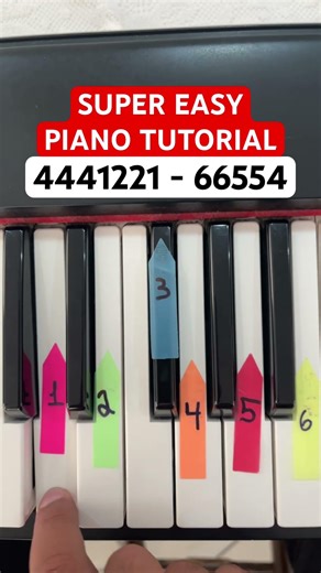 EASY PIANO TUTORIAL 🎹🔥